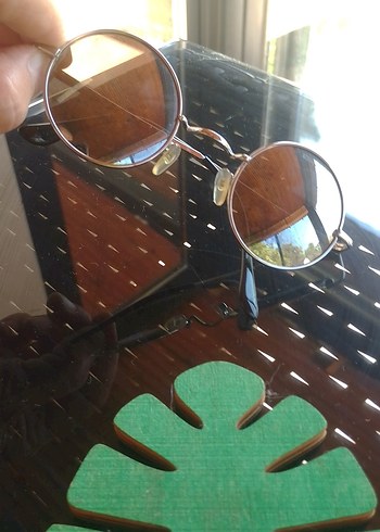 Ray Ban Gri Aynalı i Parlak Aynalı Vintage Kadın Güneş Gözlüğü