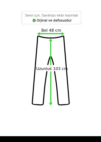 Gri Kadın Normal Kesim Pamuk Pantolon - Görsel 5