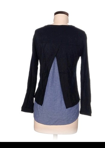 Mavi Uzun Kollu Hamile Triko - Görsel 3