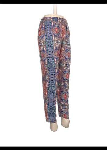 Renkli Pilili Bohem Salaş Pantolon - Görsel 2