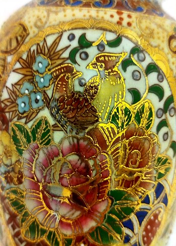 el boyama Çin vazo - Görsel 4