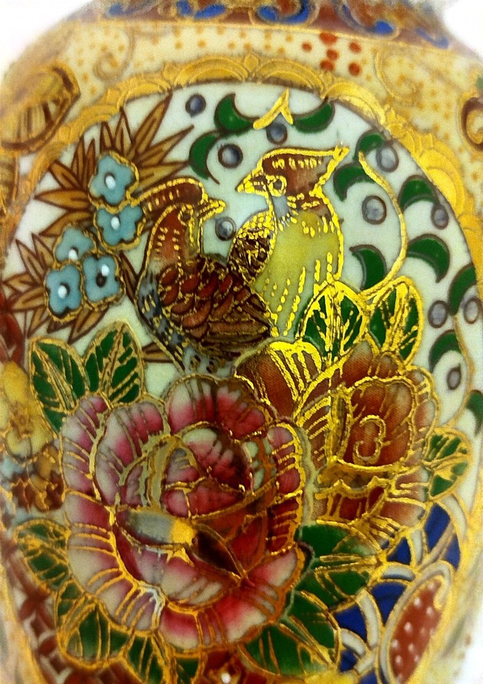 el boyama Çin vazo - Görsel 4