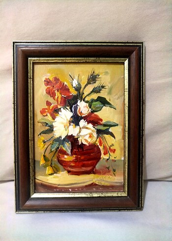 yağlı boya tablo sanatçı imzalı - Görsel 5