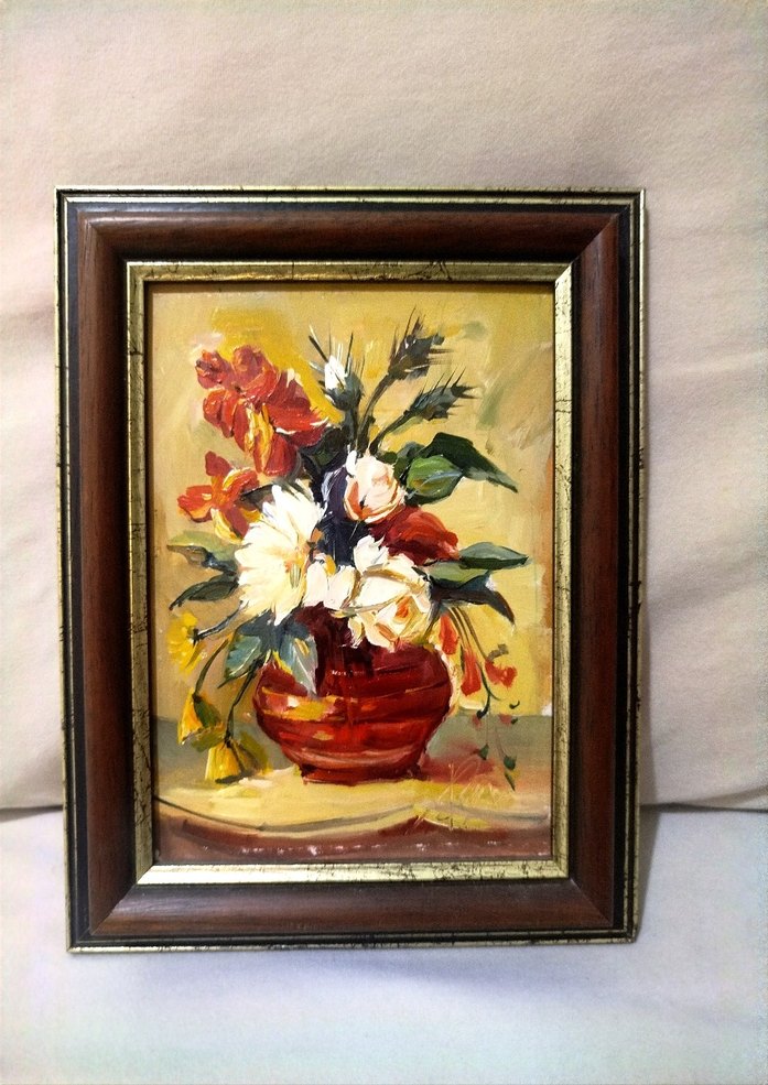 yağlı boya tablo sanatçı imzalı - Görsel 5