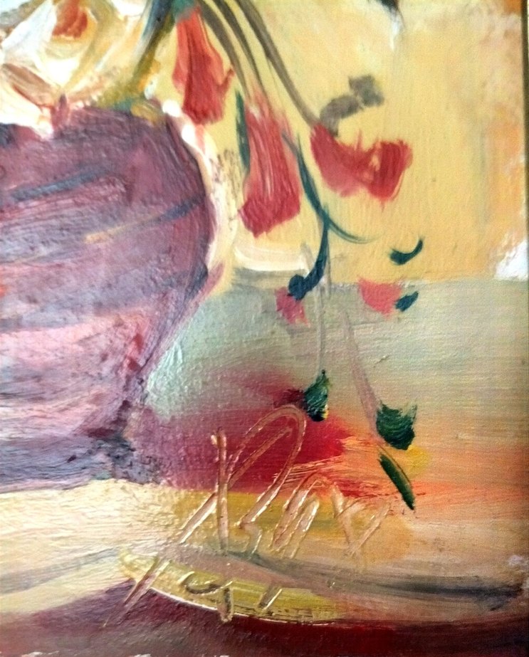 yağlı boya tablo sanatçı imzalı - Görsel 3