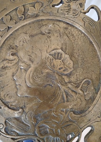 bronz 2 katlı sehpa - Görsel 6