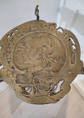 bronz 2 katlı sehpa - Görsel 8