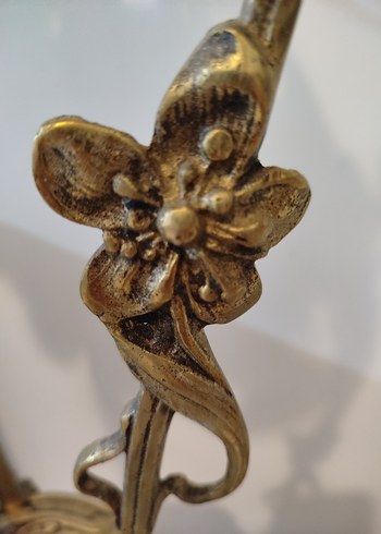 bronz 2 katlı sehpa - Görsel 10