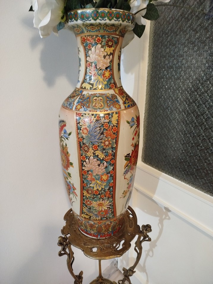 bronz 2 katlı sehpa - Görsel 4