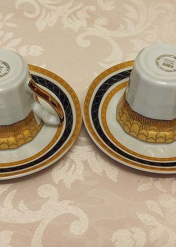 Altın vermeyeli 2 adet Türk kahvesi fincanı - Görsel 6