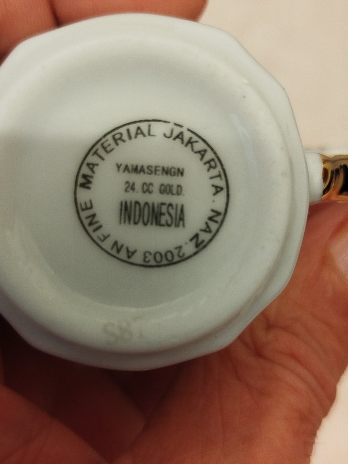 Altın vermeyeli 2 adet Türk kahvesi fincanı - Görsel 4