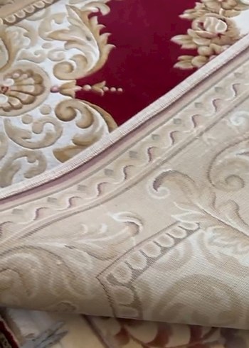 antika kabartmalı Çin halısı - Görsel 6