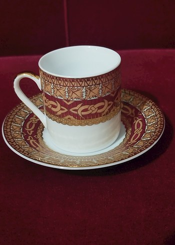 24 ayar altın işlemeli fincanlar - Görsel 4