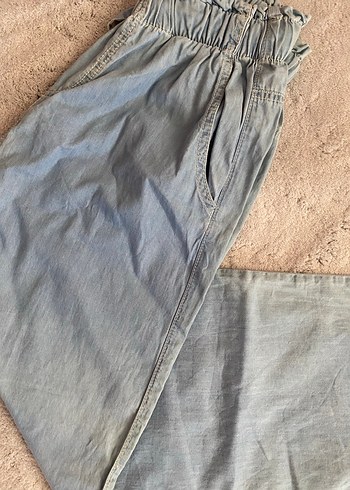 38 Beden Kadın kot Bol Paça Pantolon