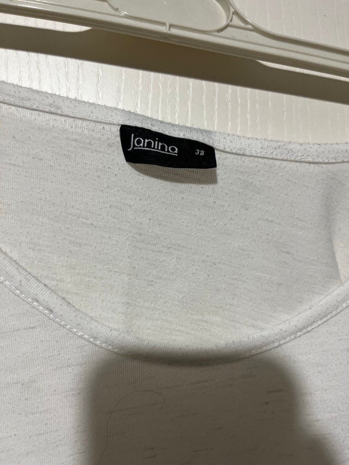 Beyaz Drapeli Baskılı Kadın Atlet - Görsel 5