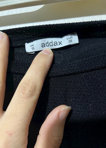 Siyah Drapeli Uzun Kollu Bluz - Görsel 2