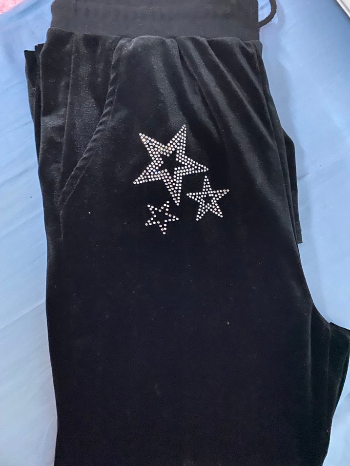 Yıldızlı taşlı eşofman altı - Görsel 2