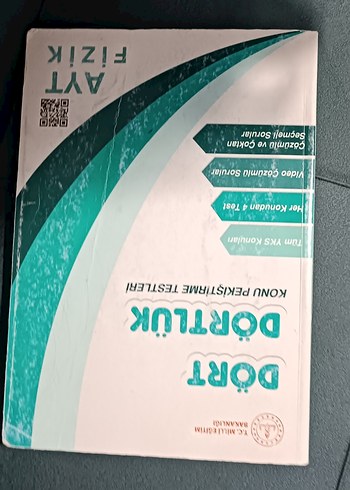 MEB AyT Konu Pekiştirme Testleri Kitabı