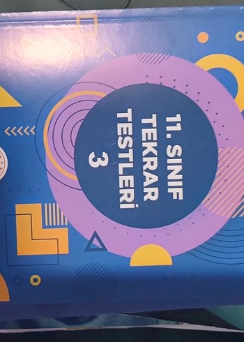 11. Sınıf Tekrar Testleri 3 Kitabı