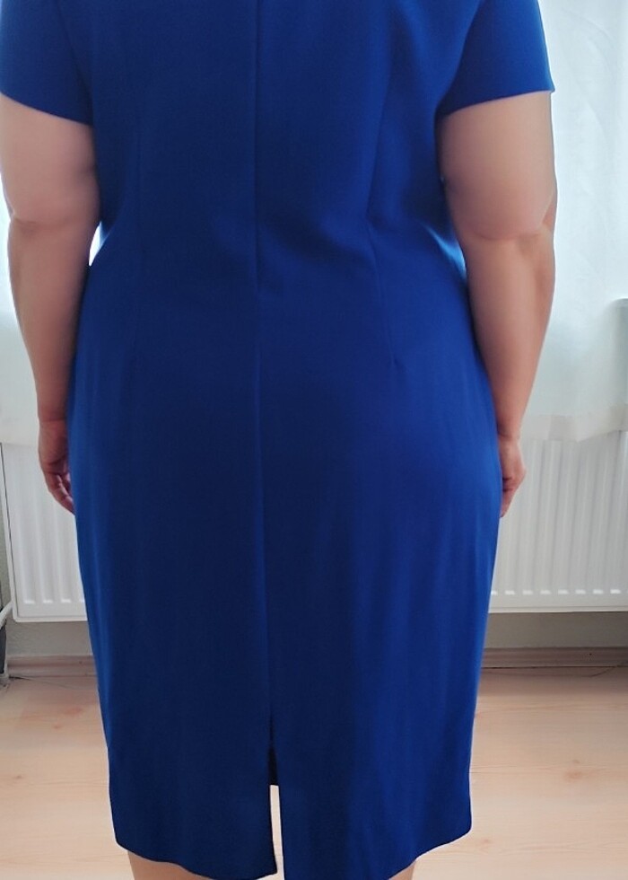 Gece mavisi Abiye elbise  - Görsel 3