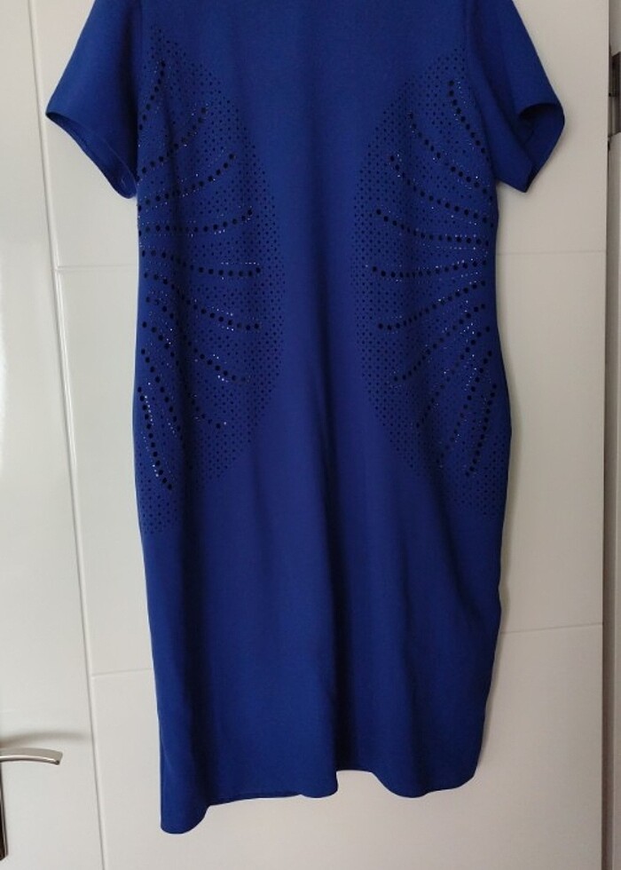 Gece mavisi Abiye elbise  - Görsel 5