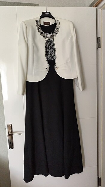 Ceketli abiye elbise  - Görsel 9