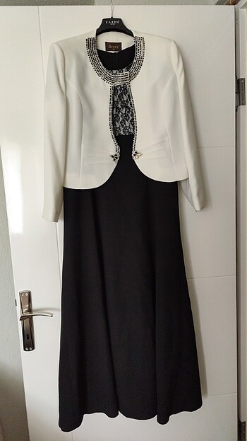 Ceketli abiye elbise  - Görsel 10