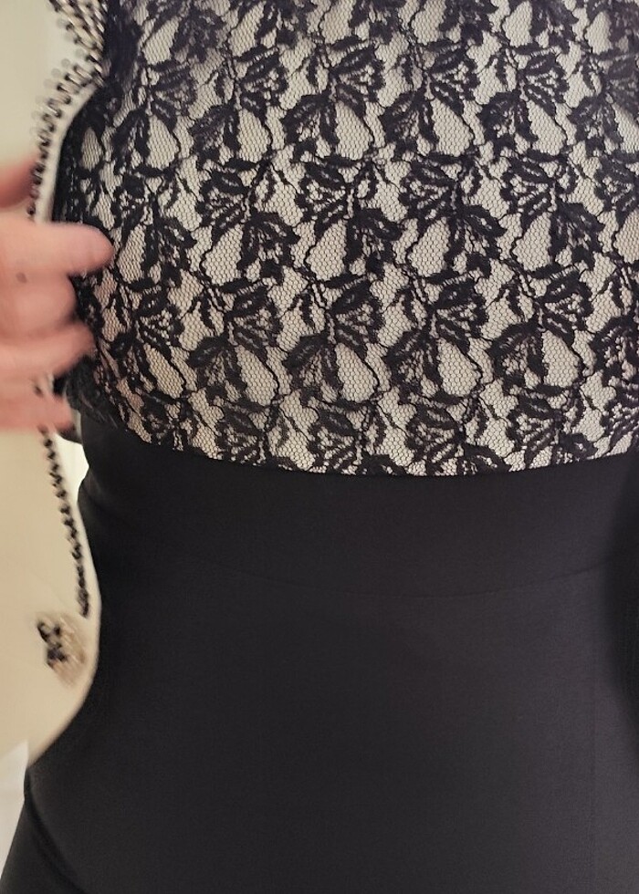 Ceketli abiye elbise  - Görsel 4