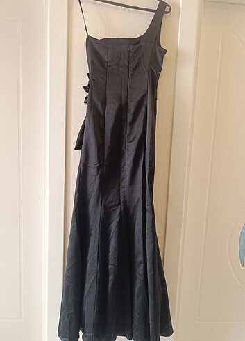 Tel kol balık model gece elbisesi - Görsel 5