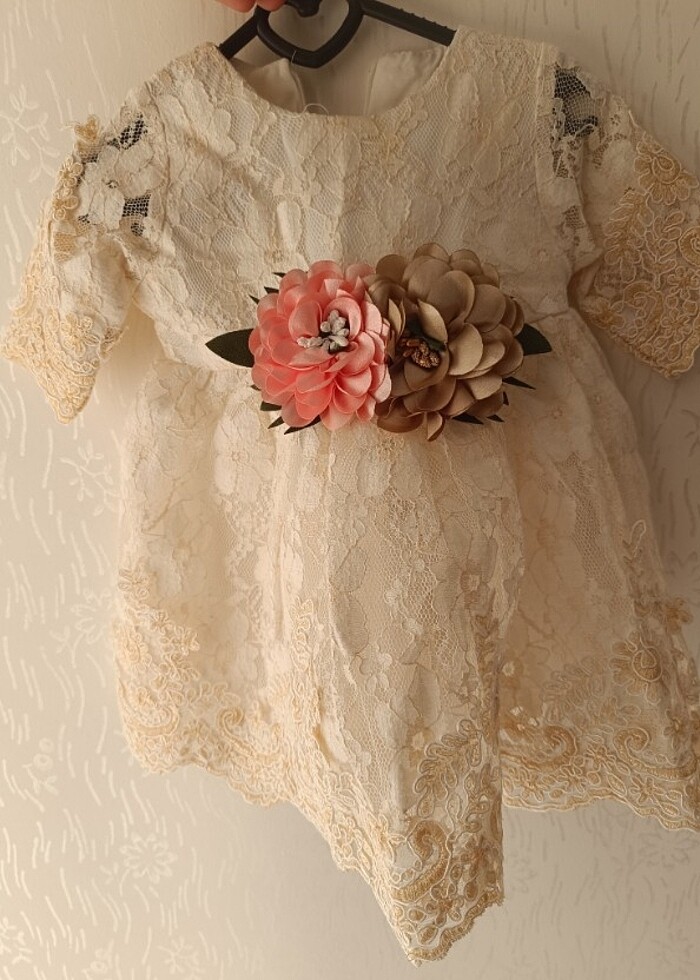 Bebek mevlüt özel gün elbisesi - Görsel 3