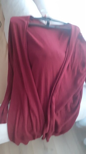Mango Marka bordo renkli hirka L beden