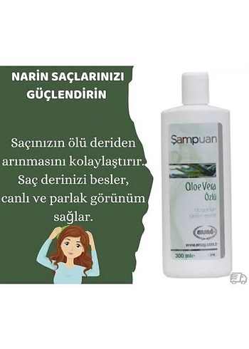 Aloe Vera Özlü Şampuan 300 ml - Görsel 3