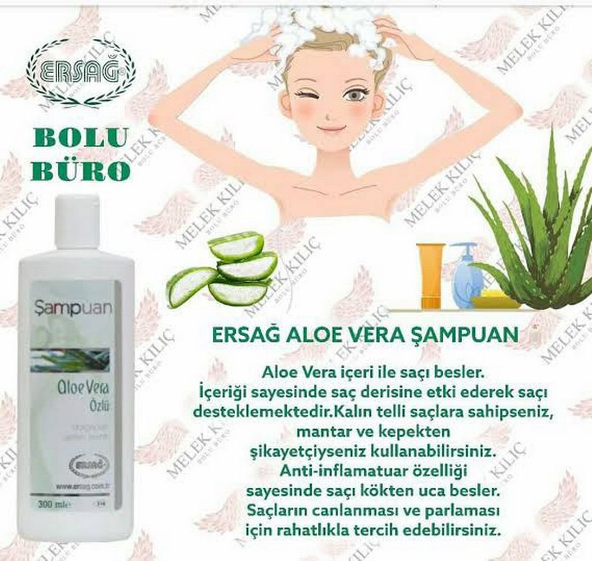 Aloe Vera Özlü Şampuan 300 ml - Görsel 2