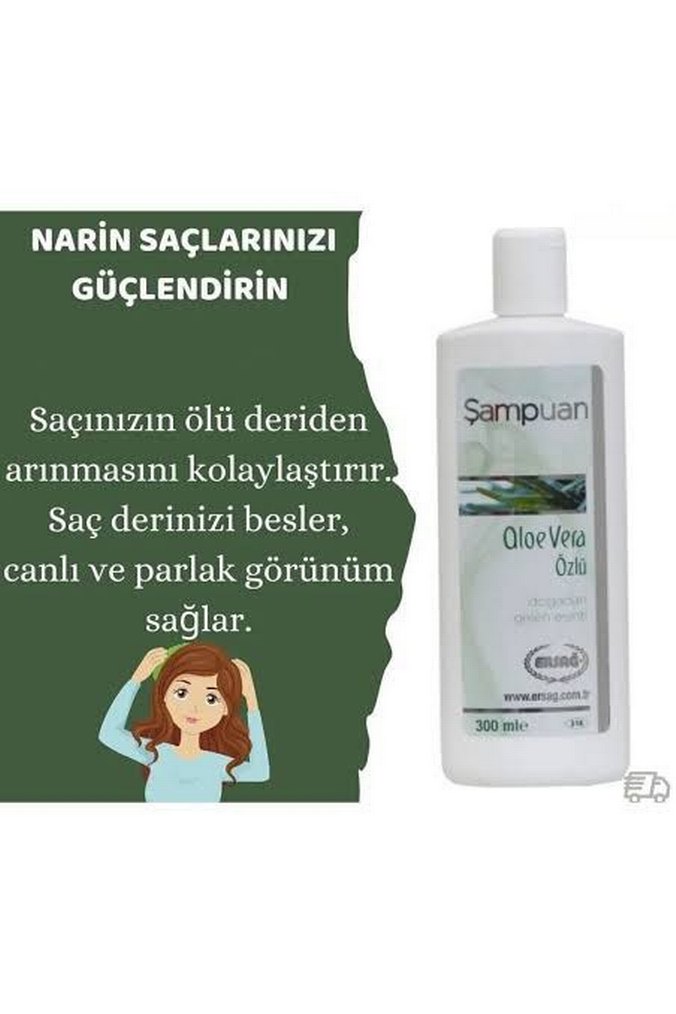 Aloe Vera Özlü Şampuan 300 ml - Görsel 3