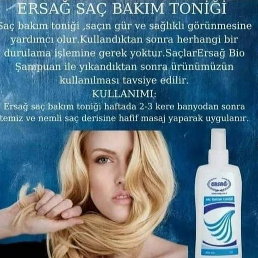 Ersağ Saç Bakım Toniği - Görsel 3