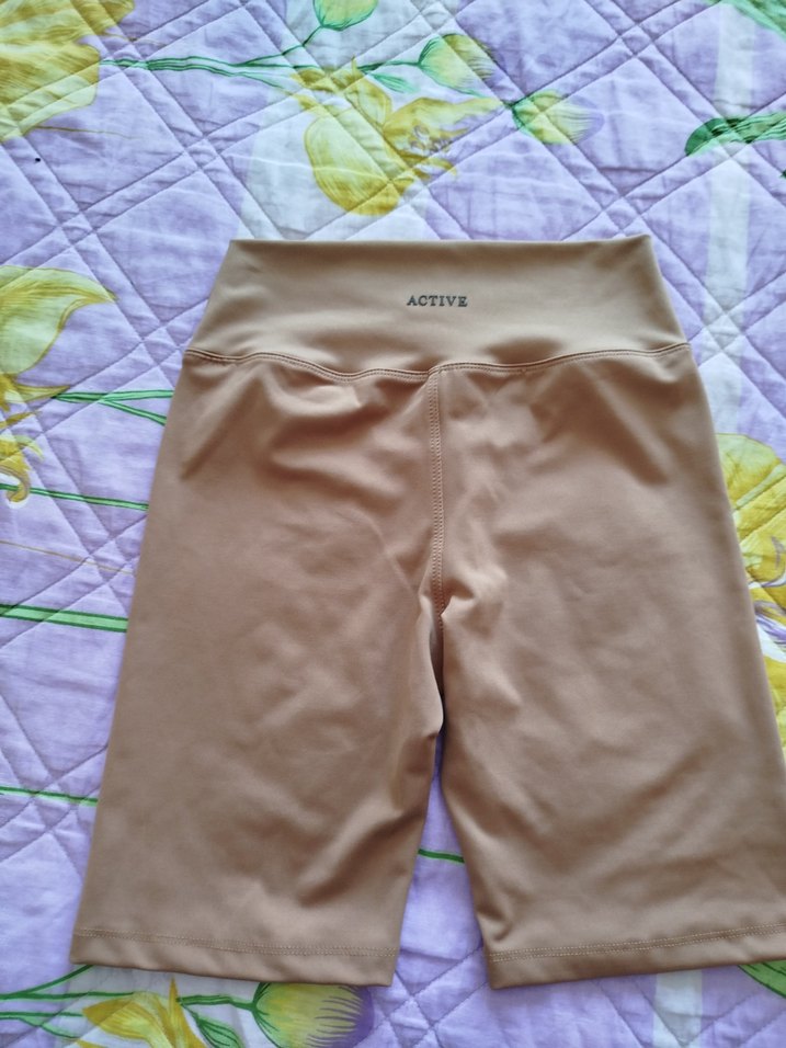 Bej Mini Hamile Şortu - Görsel 3