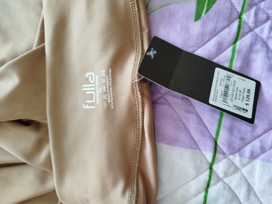 Bej Mini Hamile Şortu - Görsel 4