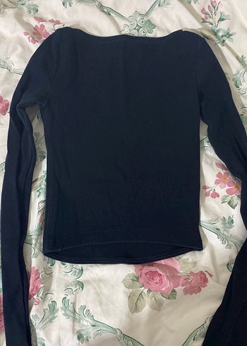 H&M kare yaka Uzun Kollu Bluz