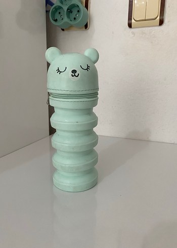 Turkuaz Ayıcık Tasarımlı Çocuk kalemlik - Görsel 2