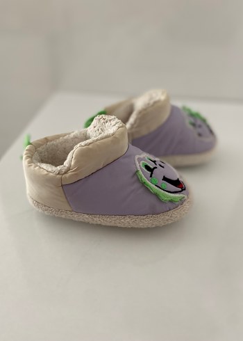 Mor Erkek Çocuk Sıcak Terlikler - Görsel 3
