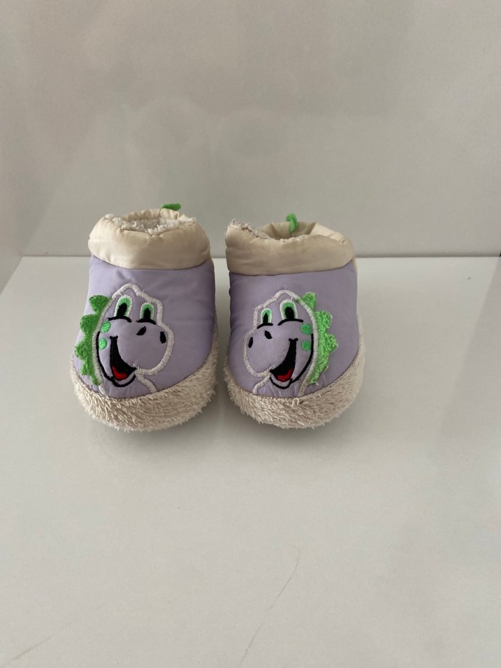 Mor Erkek Çocuk Sıcak Terlikler - Görsel 2
