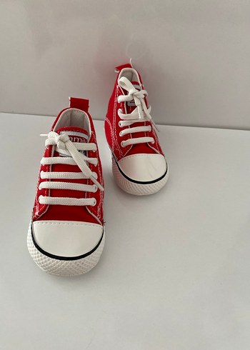 Kız Çocuk Kırmızı Sneaker Spor Ayakkabı - Görsel 3