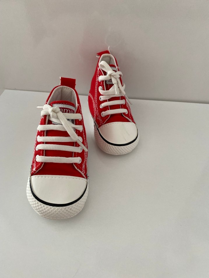 Kız Çocuk Kırmızı Sneaker Spor Ayakkabı - Görsel 3