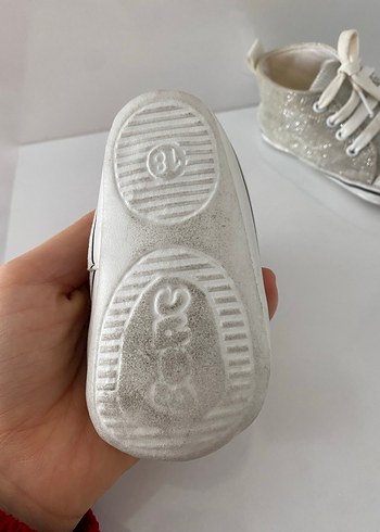 Bej Erkek Bebek İlk Adım Ayakkabısı Velcro - Görsel 5