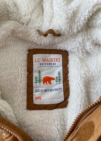 Kürklü Kapüşonlu Erkek Çocuk Kahverengi Mont - Görsel 4