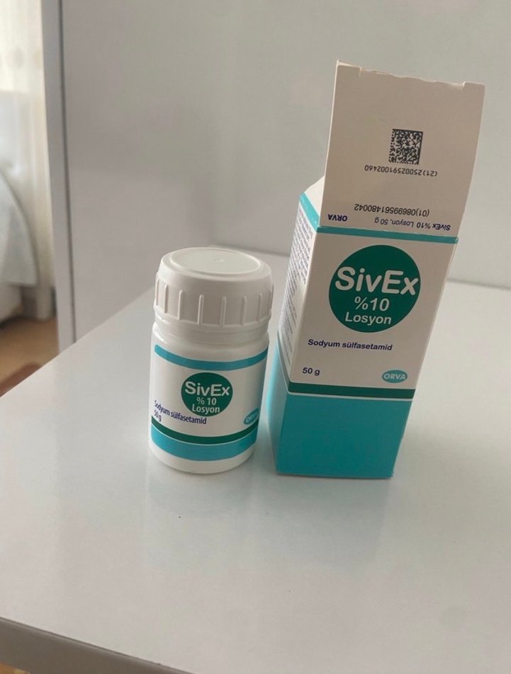 SivEx %10 Sodyum Sülfacetamid Losyon 50g - Görsel 2