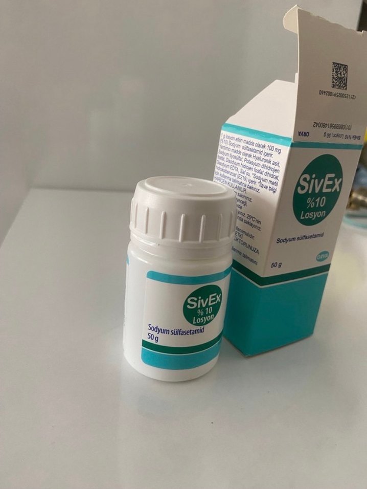 SivEx %10 Sodyum Sülfacetamid Losyon 50g - Görsel 3