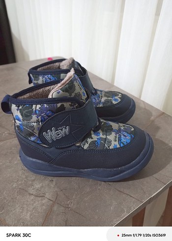 Mavi Kamuflaj Erkek Çocuk Botu - Görsel 4