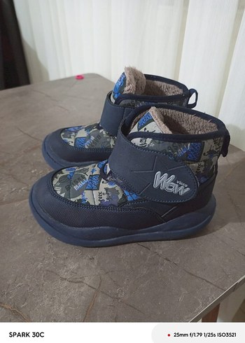 Mavi Kamuflaj Erkek Çocuk Botu - Görsel 2