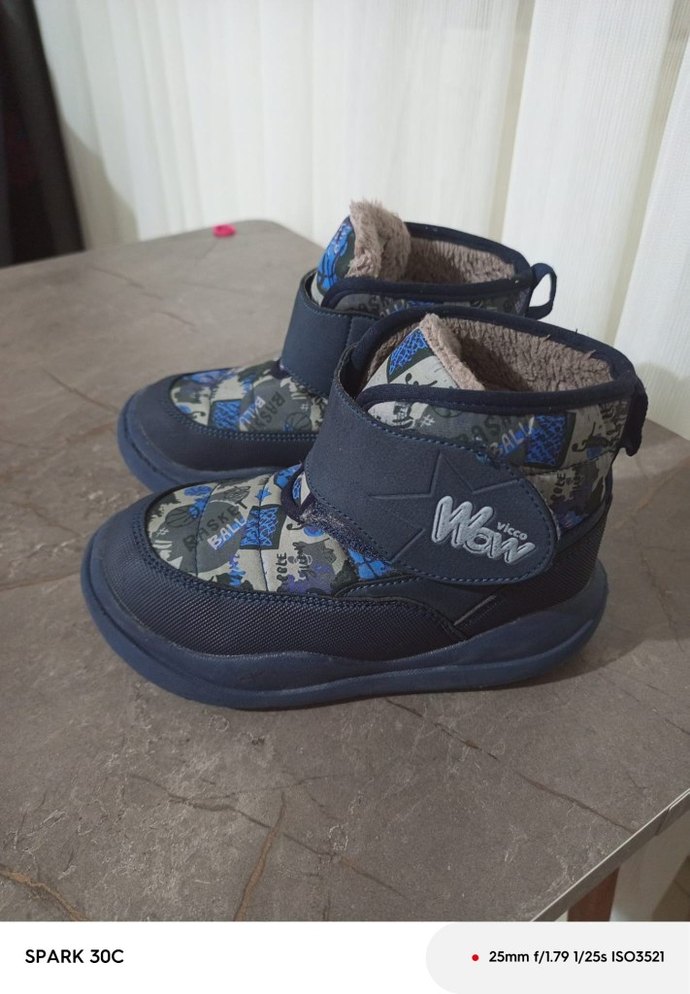 Mavi Kamuflaj Erkek Çocuk Botu - Görsel 2